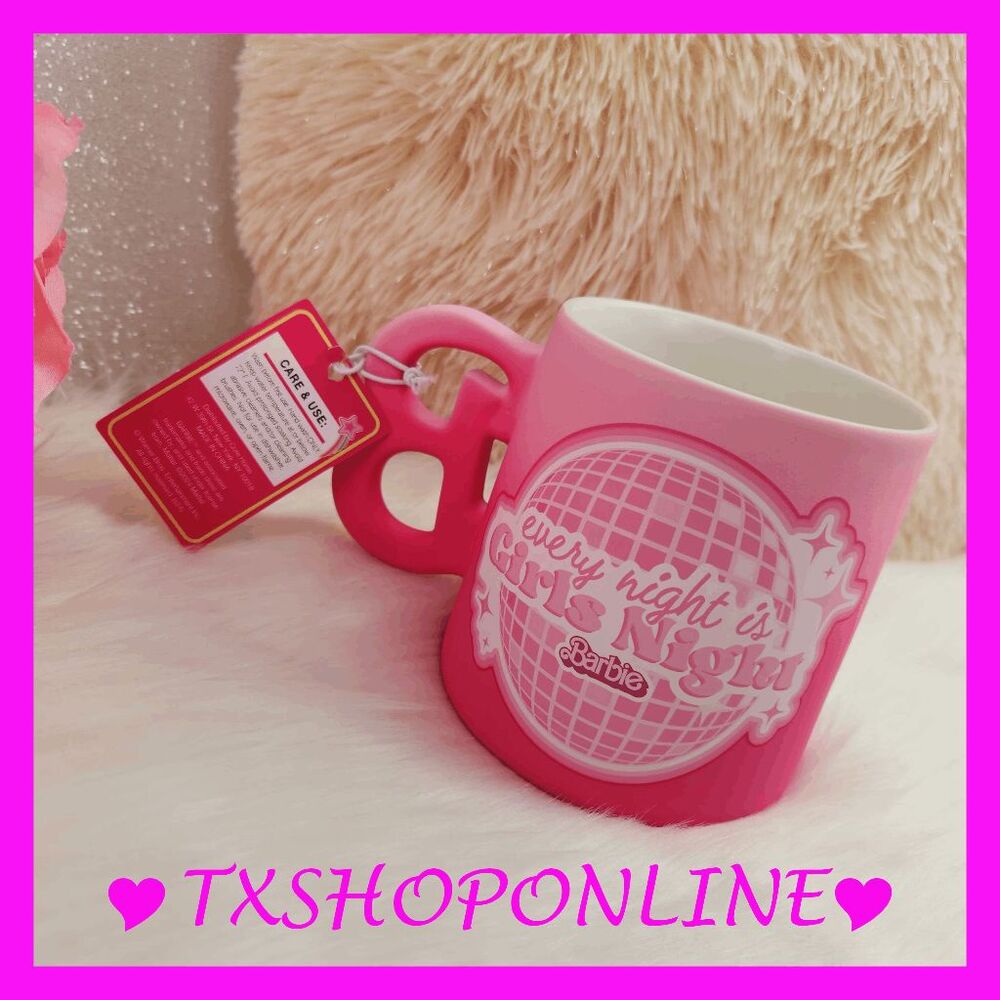 💗☕{Barbie} Pink Classic Coffee Mug☕💗NEW